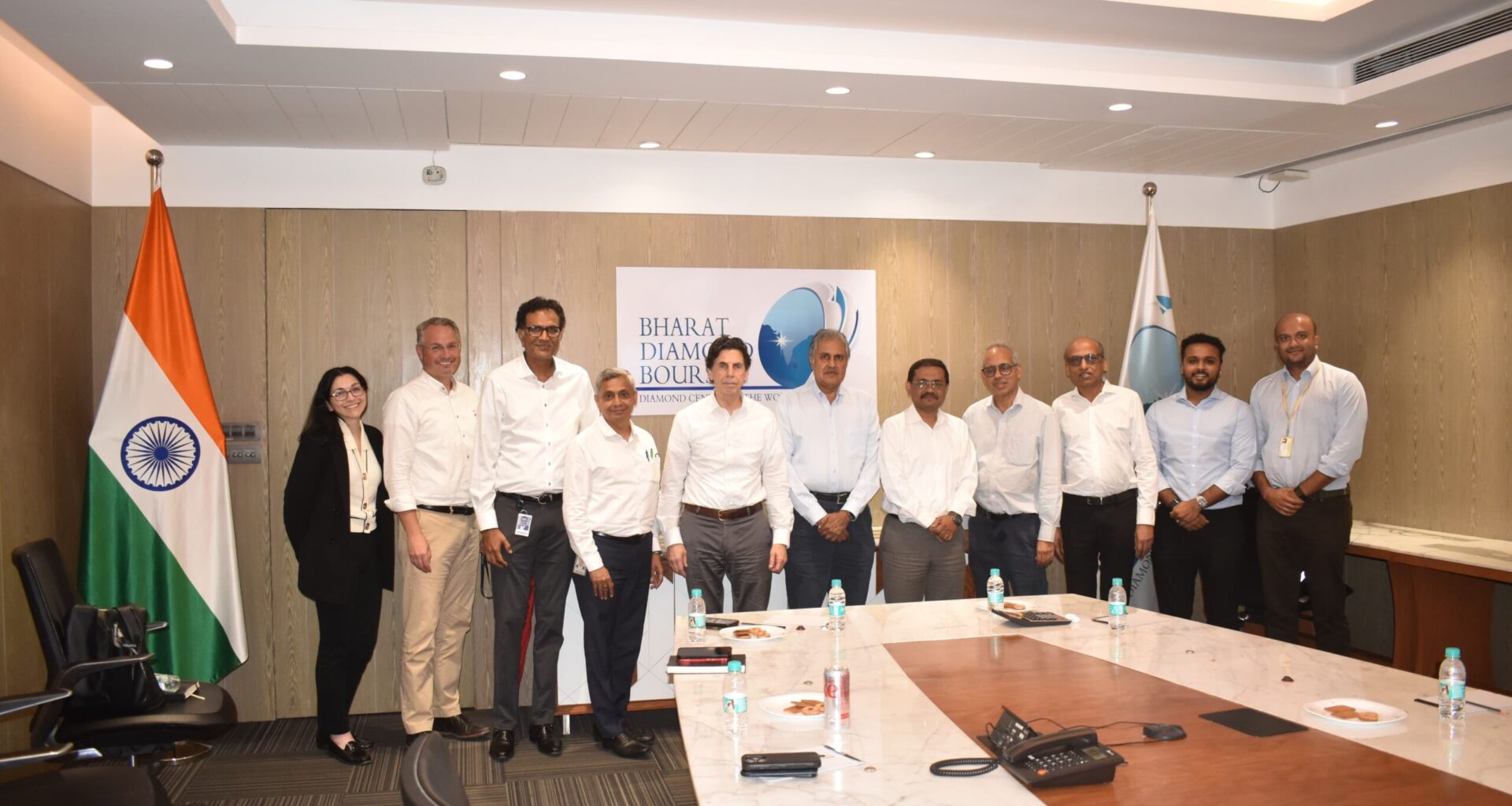 GIA Team Visits Bharat Diamond Bourse